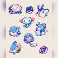 Pokemon temporary tattoo